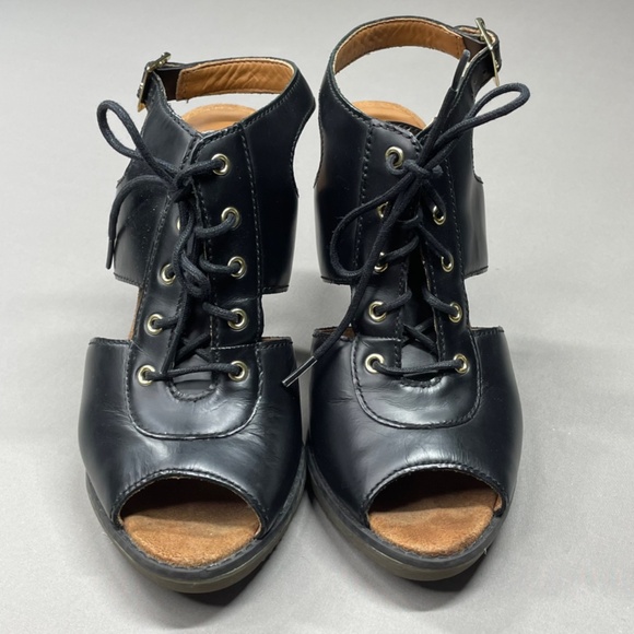 Dr. Martens Black Heeled Sandals - Picture 3 of 11